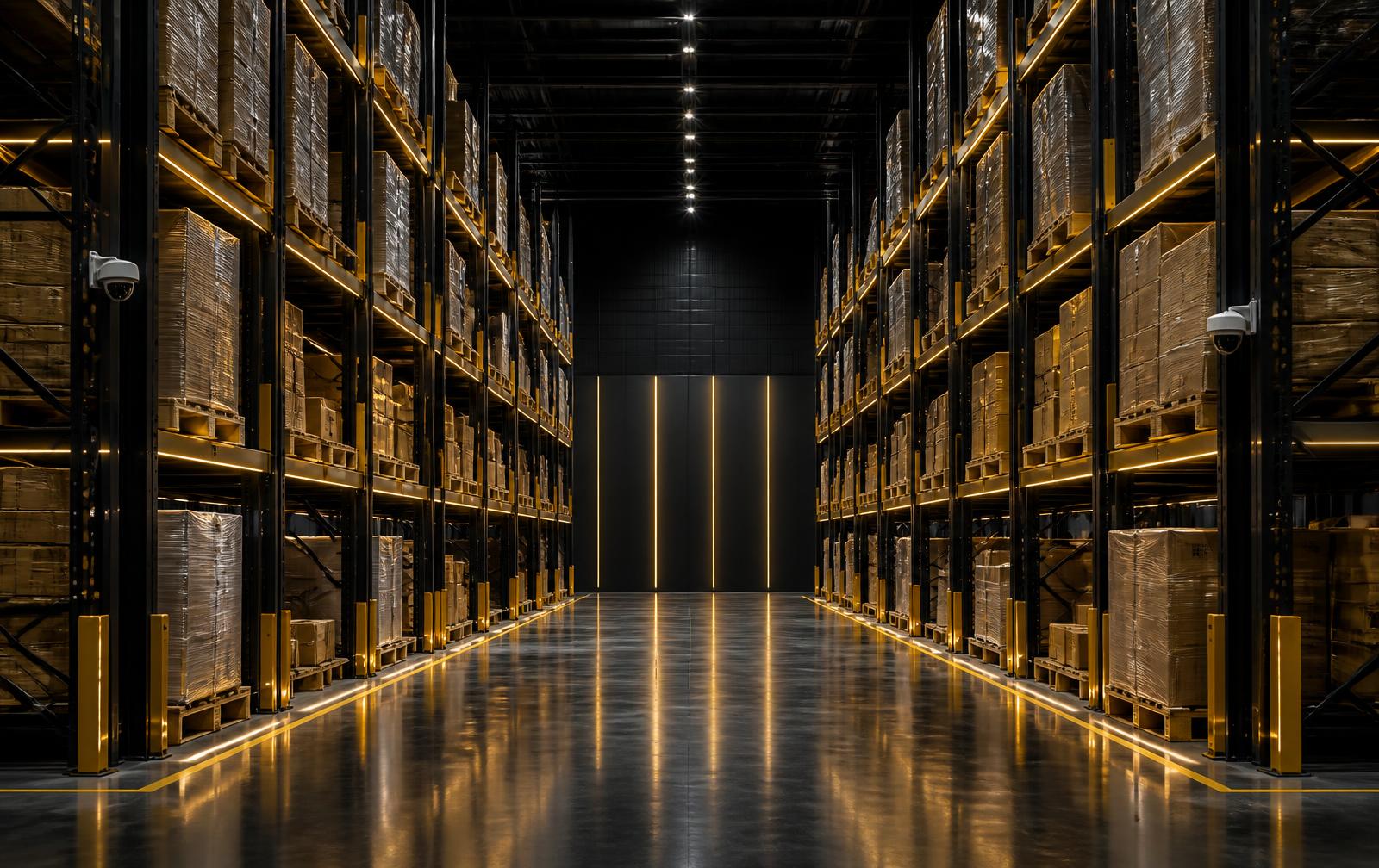 Modern warehouse storage facility